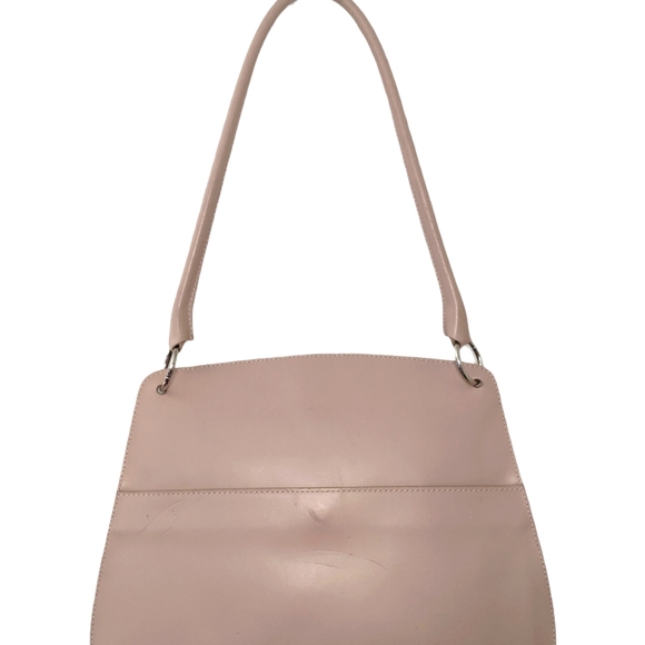 Furla Vintage Top Handle Purse Mauve Light Pink - Picture 5 of 14